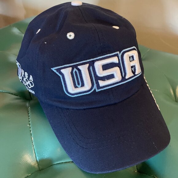 Team USA Olympic Torino Navy Baseball Cap NWT - Picture 1 of 8